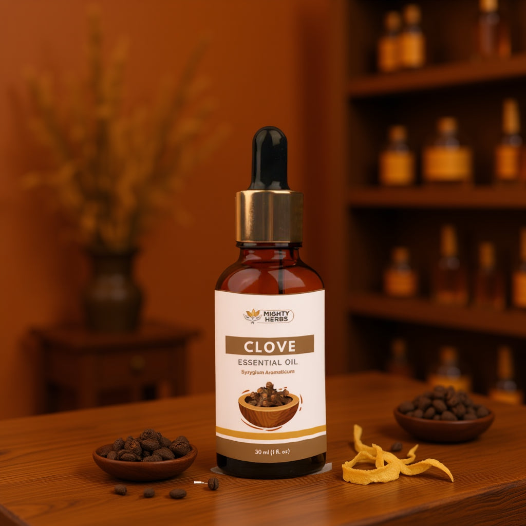 Mighty Herbs Clove Essential Oil – 100% Pure & Natural