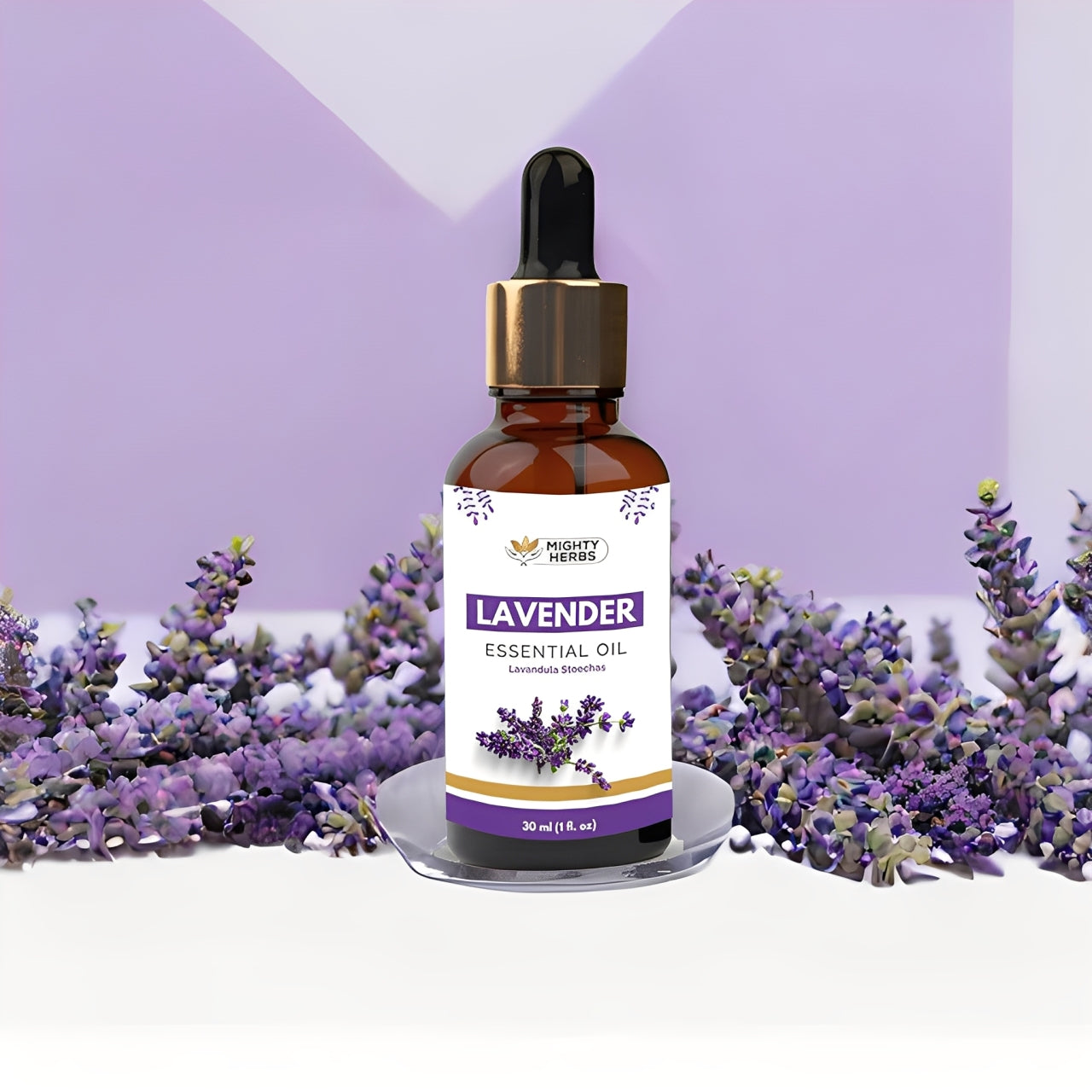 Mighty Herbs Lavender Essential Oil – 100% Pure & Natural