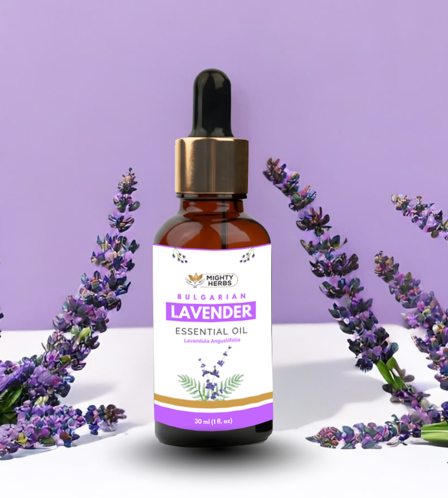 Mighty Herbs Lavender Bulgarian Essential Oil – 100% Pure & Natural